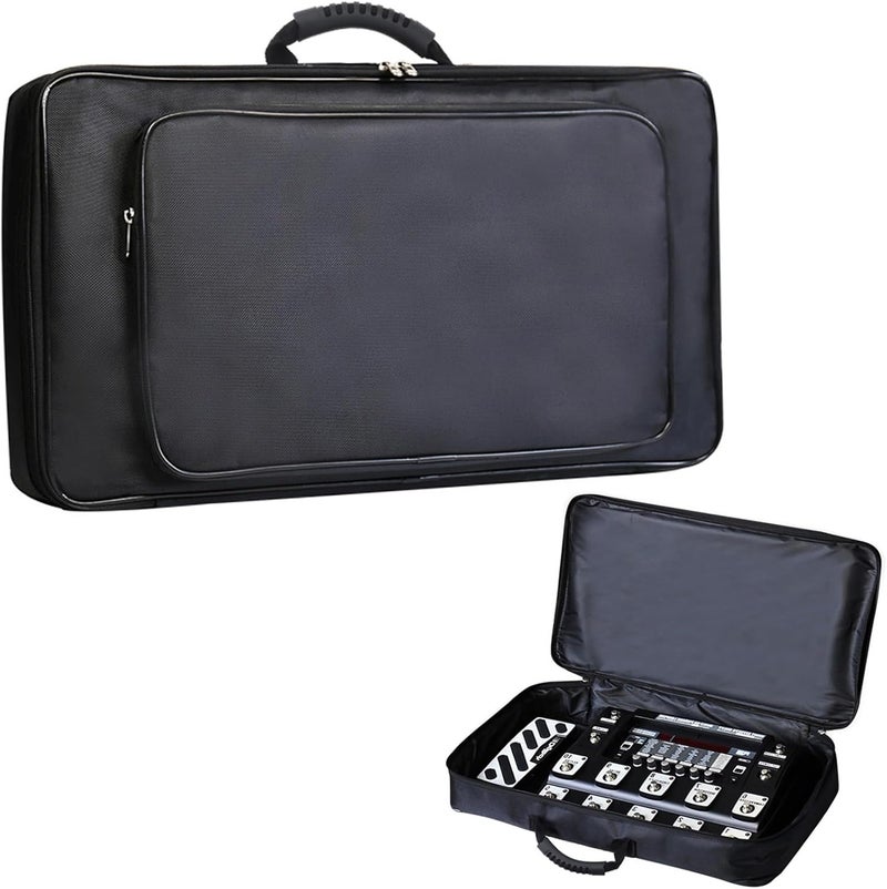 REMAGIC Guitar Effects Pedal Board Carry Bag, Guitar Portable Gig Bag Effects Pedal Case for Micro Controllers, Keyboards, and Multi-Effects Pedals, Carrying Bag Large Capacity Pocket Ideal for Guitar Lover - Image 1